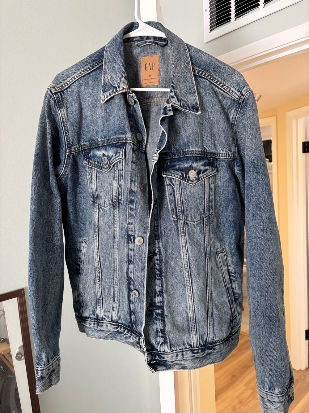 GAP Light Blue Washed Denim Jacket